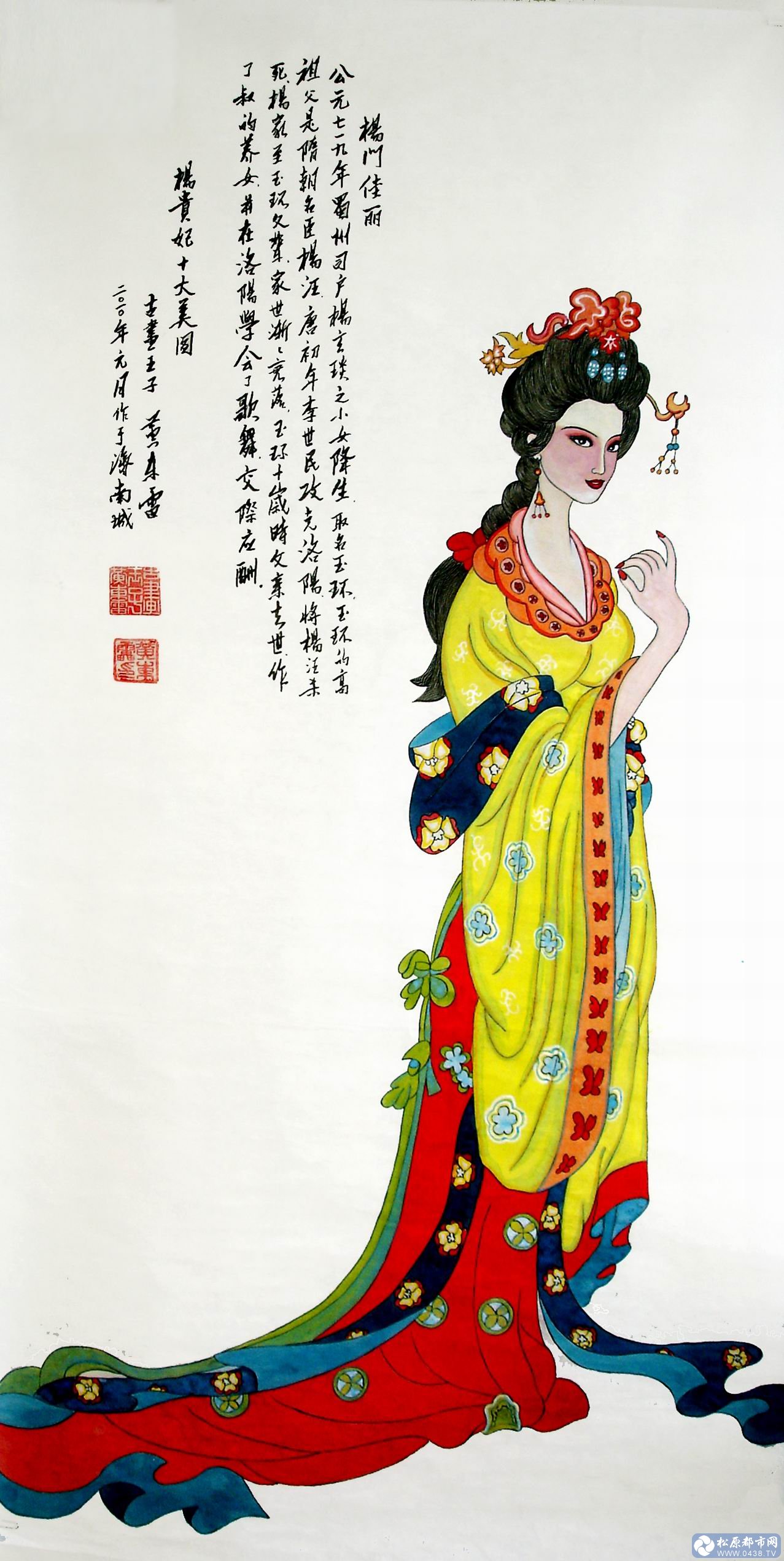 黄东雷 《杨贵妃十大美图》工笔人物画-0.JPG